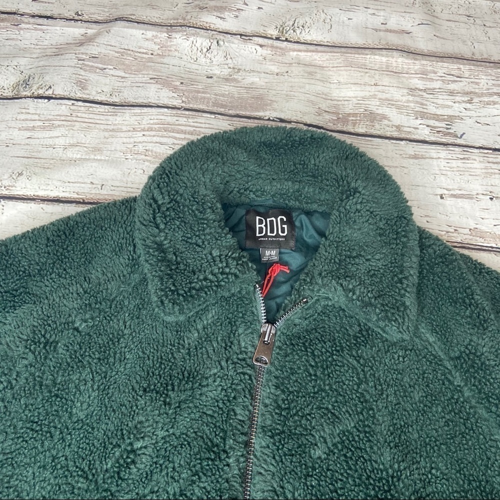 NWT UO BDG Theo Teddy Fleece Jacket Size M - Picture 2 of 9